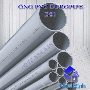 Ống nhựa PVC Europipe DN - ống nhựa Nhật Minh - Công Ty Cổ Phần Đầu Tư Xây Dựng & Phát Triển Thương Mại Nhật Minh